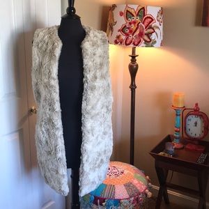 French Connection Faux Fur Vest